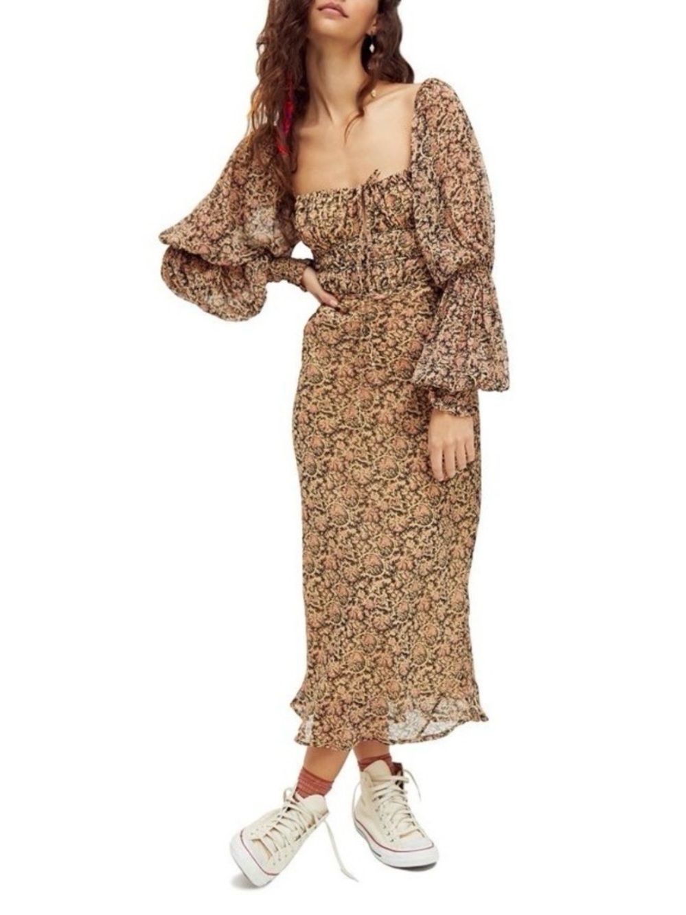 Free People Glow Up Midi Dress. 🌷